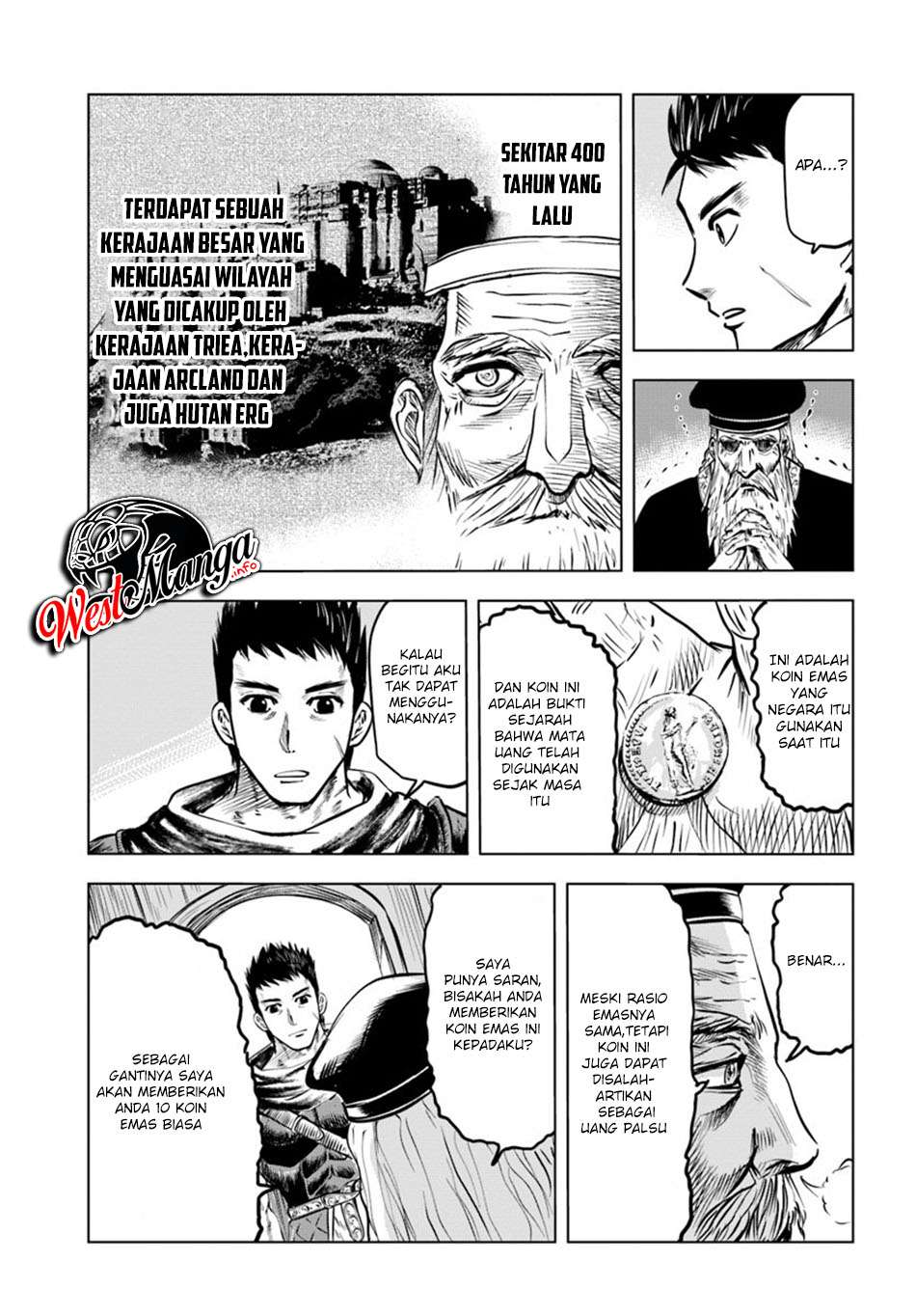 Oukoku E Tsuzuku Michi Chapter 04.2 Bahasa Indonesia